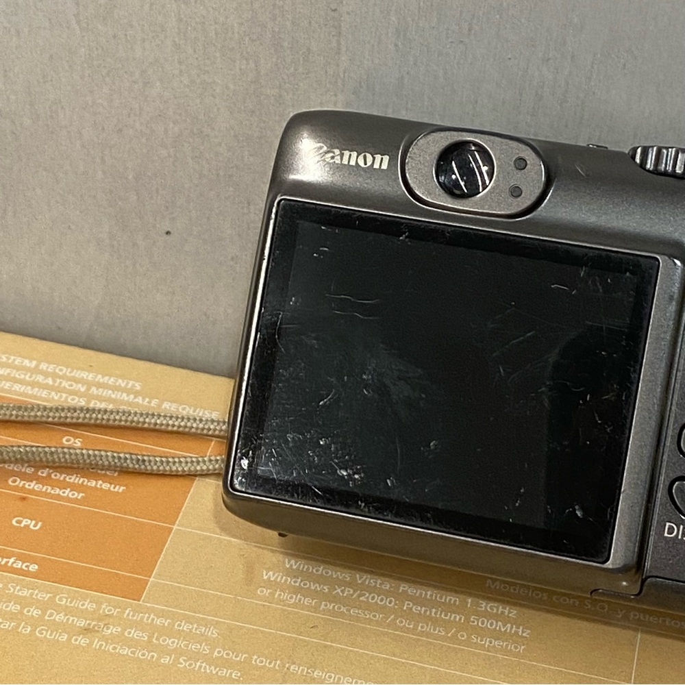 COMPLETE Canon PowerShot A590 IS Digital Camera Bundle - Tested & Working - Picture 10 of 15